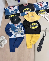 SET 2 BỘ BATMAN VÀNG ĐEN DÀI BÉ TRAI