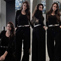 SET 3 ÁO DÀI TAY CỔ VUÔNG NỮ THU ĐÔNG