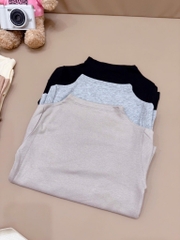 ÁO GIỮ NHIỆT CỔ ÔM DÀI TAY BÉ SẴN(SALE 95k)