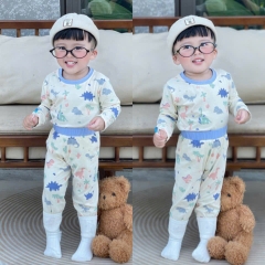 SET 3 BỘ DÀI KHỦNG LONG TONE CAM XANH BE BÉ TRAI SẴN (SALE 150k)