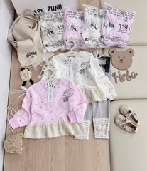 BỘ NỈ PHỐI REN BÉ GÁI