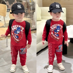 SET 3 BỘ DÀI TAY SPIDERMAN BATMAN BÉ TRAI SẴN