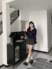 ÁO LEN PHỐI SƠ MI TIỂU THƯ NỮ THU ĐÔNG SẴN