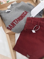 SET ÁO THÊU MIX JEAN ĐỎ KÈM TAG SẴN