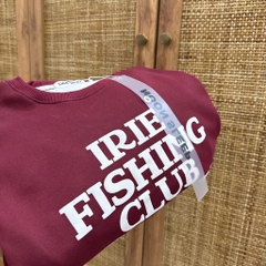 SET ÁO ĐỎ FISHING CLUB PHỐI QUẦN XÁM NỮ THU ĐÔNG