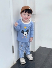 SET 2 BỘ DÀI MICKEY TONE XANH BÉ TRAI (XẢ 99k)
