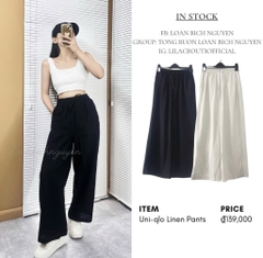 SET 2 QUẦN SUÔNG ĐEN BE CHUN DÂY NỮ