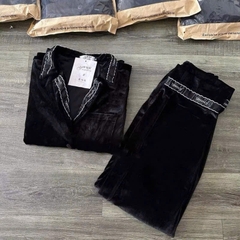 SET BỘ DÀI NHUNG CHANEL NỮ THU ĐÔNG SẴN