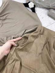 SET ÁO NÂU CHÂN VÁY NÂU NỮ