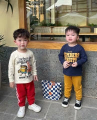 SET 2 BỘ DÀI BỌT BIỂN ĐỎ VÀNG THAN BÉ TRAI SẴN