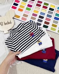 SET 4 ÁO ZIP GẤU SIÊU XINH BÉ TRAI