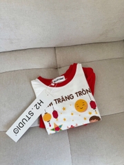 SET BỘ CỘC TRUNG THU KÈM MŨ ĐỎ BÉ TRAI SẴN(XẢ 69k)