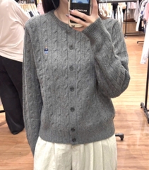 ÁO LEN XÁM CARDIGAN GẤU WHO NỮ THU ĐÔNG