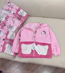 ÁO GIÓ LAMB DONNE MÀU HỒNG BÉ GÁI