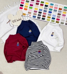 SET 4 ÁO ZIP GẤU SIÊU XINH BÉ TRAI