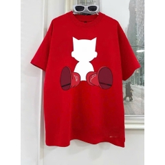 ÁO COTTON MÈO ĐI HIA CỘC TAY NỮ SẴN