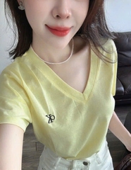 SET VÀNG CỔ TIM LOGO THÊU NỮ