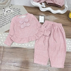 BỘ LEN DÀI CỔ NƠ ĐÁNG YÊU BÉ GÁI