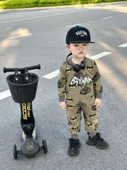 SET 2 BỘ DÀI BATMAN RÊU GHI BÉ TRAI