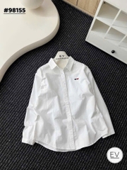 ÁO SƠ MI THÊU TIM DÀI TAY NỮ SẴN( xả 59k)