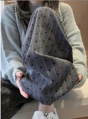 QUẦN ỐNG SUÔNG HOẠ TIẾT TRÁI TIM CẠP CHUN NỮ (SALE 75k)