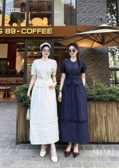 SET ÁO LI SƯỜN MIX CV BÈO DÀI NỮ SẴN