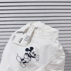 SET 2 ÁO MICKEY DÀI TAY BÉ TRAI BÉ GÁI SẴN