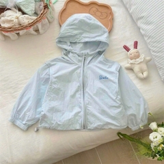 ÁO KHOÁC GIÓ SMILE CÓ MŨ DÀI TAY BÉ TRAI BÉ GÁI(XẢ t 60k)