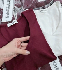 SET 3 ÁO ZIP CỔ TIM ĐEN TRẮNG ĐỎ NỮ