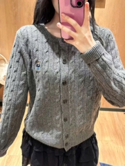 ÁO LEN XÁM CARDIGAN GẤU WHO NỮ THU ĐÔNG
