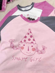 SET 3 ÁO DÀI TAY TONE HỒNG BÉ GÁI