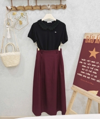 SET CV LI MIX ÁO TĂM LEN PHỐI REN NỮ(XẢ 149k)