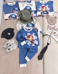 SET 2 BỘ DÀI IRONMAN CAPTION SIÊU NGẦU BÉ TRAI