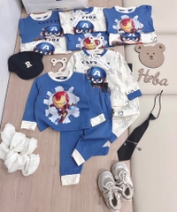 SET 2 BỘ DÀI IRONMAN CAPTION SIÊU NGẦU BÉ TRAI