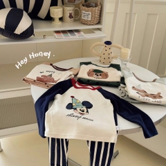 SET 2 BỘ DÀI CHÓ MK QUẦN KẺ SỌC BÉ TRAI