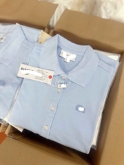 ÁO POLO CÁ SẤU XANH DƯƠNG NHẠT BASIC NỮ