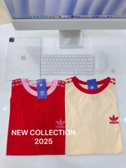 PHÔNG VALENTINE ADIDAS TIM PHỐI CỔ CỘC TAY NỮ SẴN