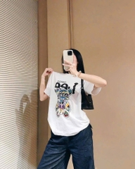 ÁO PHÔNG GẤU LEE CỘC TAY NỮ SẴN (sale 85k)