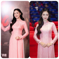 SET ÁO DÀI TƠ HỒNG NỮ