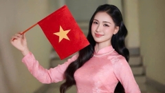 SET ÁO DÀI TƠ HỒNG NỮ