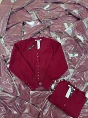 ÁO LEN CARDIGAN MẬN CÚC TAY NỮ THU ĐÔNG SẴN