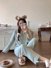 SET BỘ PIJAMA KẺ 3 MÀU NỮ