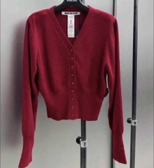 ÁO LEN CARDIGAN MẬN CÚC TAY NỮ THU ĐÔNG SẴN