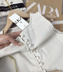 SÉT BỘ CỘC LINEN ÁO YẾM CÚC BỌC NỮ SẴN