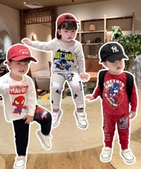 SET 3 BỘ DÀI TAY SPIDERMAN BATMAN BÉ TRAI SẴN