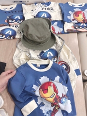 SET 2 BỘ DÀI IRONMAN CAPTION SIÊU NGẦU BÉ TRAI