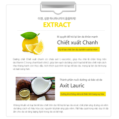 Sữa rửa mặt sáng da chiết xuất chanh Miinskin - Miinskin Ceramide Lemon Cleansing Foam