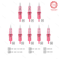 Kim Pen Ambition Hồng Chính Hãng – Cartridge Kim Phun Xăm Cao Cấp Chuẩn Từng Nét Kim