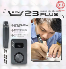 Máy Pen V23 Chính Hãng - Máy 3 Chế Độ Phun Xăm, Mini Tattoo, SMP ( Khắc Tên Miễn Phí Theo Yêu Cầu )