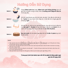 BỘT MÌ TRUYỀN THỐNG pha sẵn 620gram